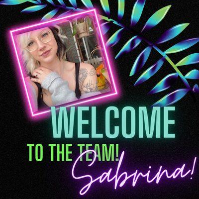 Welcome Sabrina to the team! Book with Sabrina and get 25% off all chemical services. (Must mention this post). Valid thru March 2024