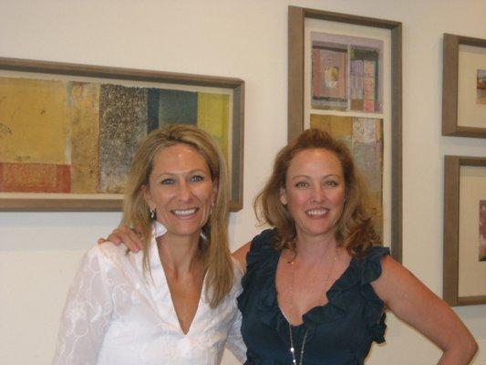 Emma DiPadova w/ Virginia Madsen @ Galleria DiPadova