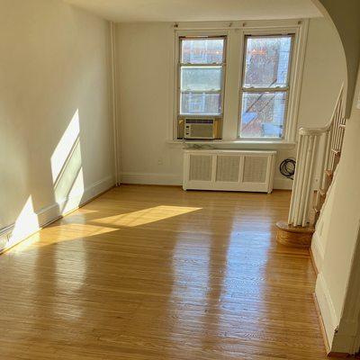 Hardwood floor refinishing