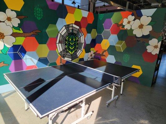 Enjoy a game of ping pong with your beer