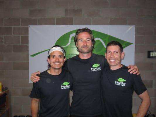 Jim & I w/ Erwan Le Corre, Natural Movement (MovNat) founder, our teacher.