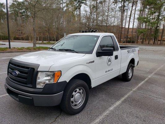 Security patrol truck