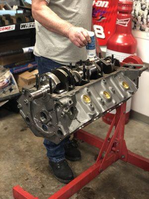 350 small block that we rebuilt for our customer in Naples.