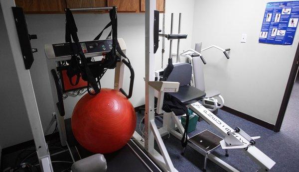 Lumbar cervical disk therapy and exercise rehab equipment