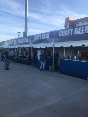 Craft beer stands