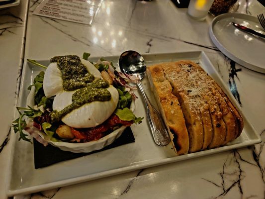 Burrata Bruschetta with Sourdough