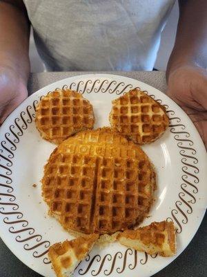 Mickey Mouse waffle!