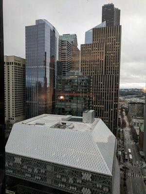 Thai massage at the W downtown offers great views of the city.