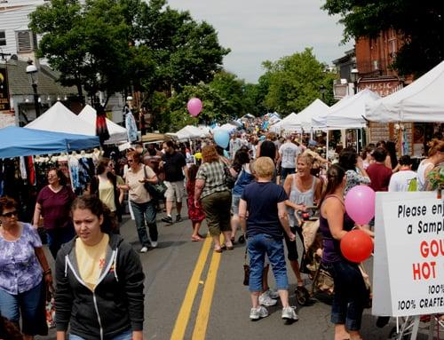 Annual Tarrytown Street Fair held on Main Street, Tarrytown, NY