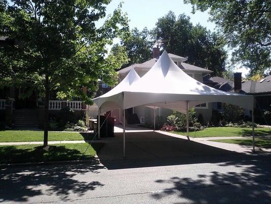 The tents for our party.