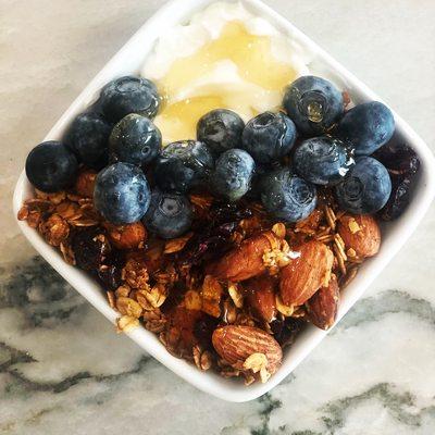 Chestnut Street Granola Yogurt Blueberry parfait