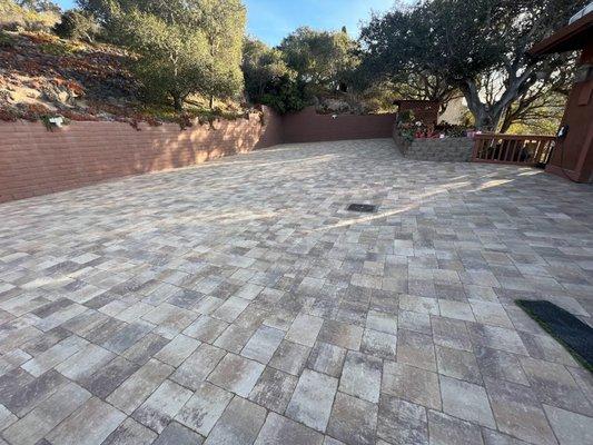 paver driveway installation