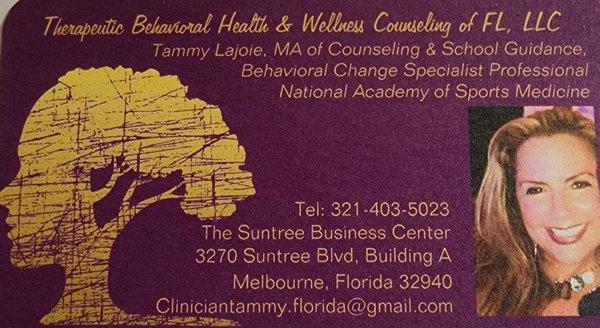 Therapeutic Behavioral Health & Wellness Counseling of Florida