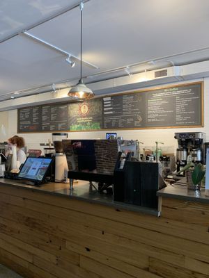 Menu and counter