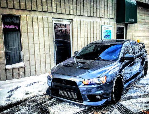 2008 Mitsubishi Evolution X with Exterior Ceramic Coat, Winter tires, Redline Fluids, Rear NRG Toe & Control Arms, Alignment/Suspension Tune