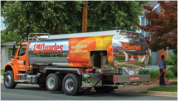 Quarles Propane & Heating Oil Trucks Are Always Ready to Serve You.