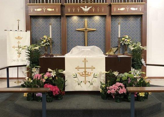 Easter altar