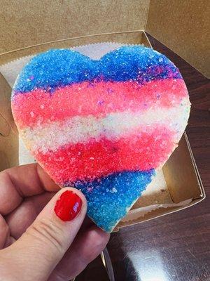 Pride Cookie......looks better than it tasted!