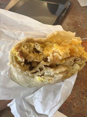 Bacon Breakfast Burrito