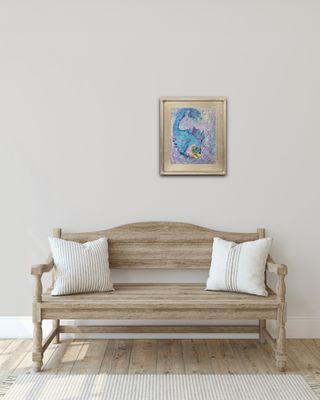 Blue Fish
Pastel painting by Eva Hunter