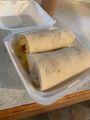 Breakfast burrito