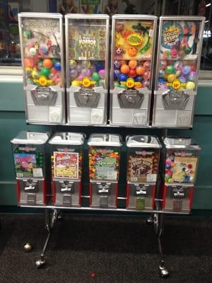 More ways to waste change! Top row is "Stuff" & each is 50 Cents. Bottom row only costs a quarter -- mostly candy.