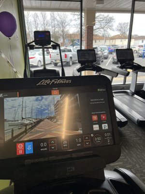 Modern treadmill machine