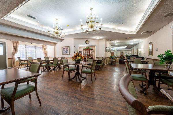 Our elegant dining room