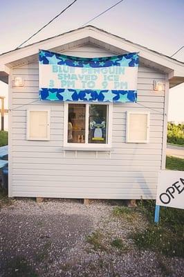 Blue Penguin Shaved Ice