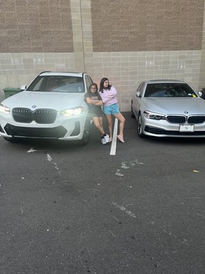 Our new x3 and our old 5 series! Thanks Al L, another great experience!