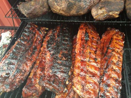 Ribs and Tri-tip