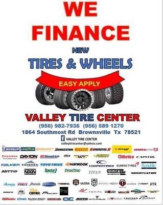 New Tires and wheels, countless brands available to order new tires. Good year, capitol, Nitto. Titan, Brownsville, Texas