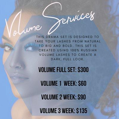 Pricing for Volume Sets & weekly fill-ins