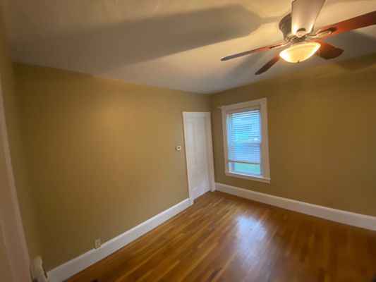 Painted living room