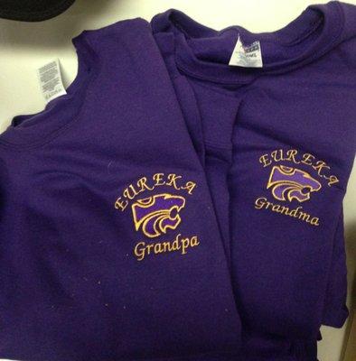 Need a gift for Grandma and Grandpa get them  spiritwear to show their support.  We can do any of the local schools.