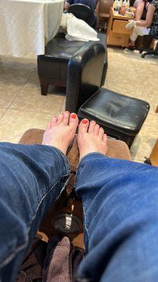 Pedicure.