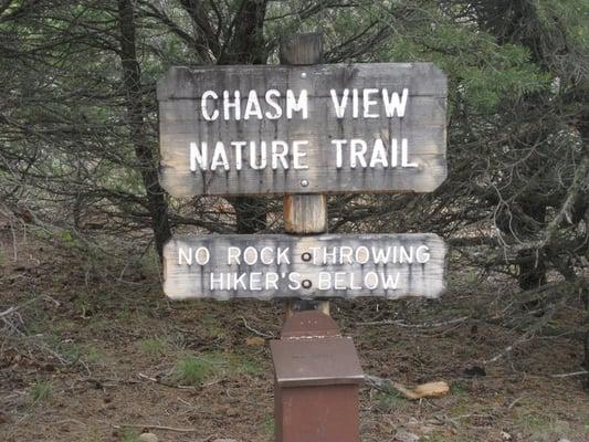 Chasm View Nature Trail