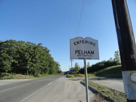 Entering Pelham, NH