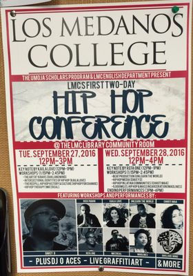 First Hip Hop Conference, Sept 2016