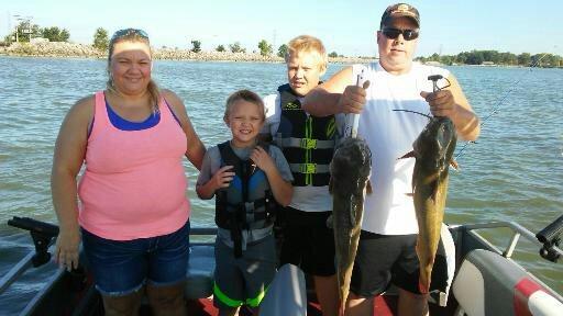 A catfishing trip makes a great family outing.