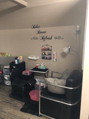 Nail care area