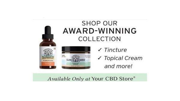 Industry award winning tincture and topical