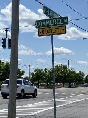 Corner where truck is located, in old Burger King lot