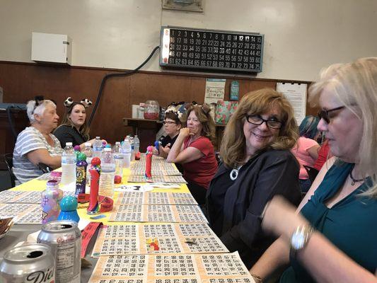 Ellyn playing bingo