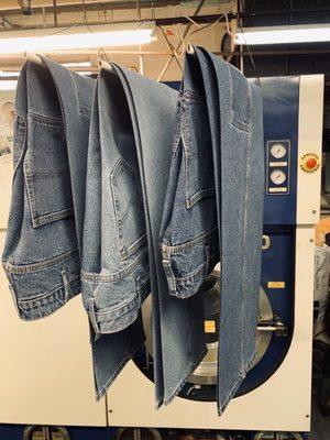 Heavy Starched Jeans & Dry Cleaned and Pressed Drapes