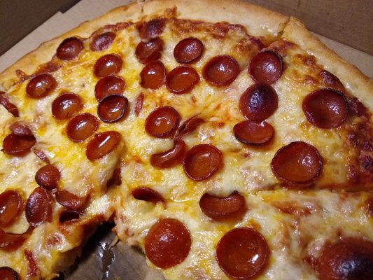 LARGE 1-TOPPING PIZZA AND THREE WHOLE SUBS FOR $24!! Large cheese & pepperoni pizza.