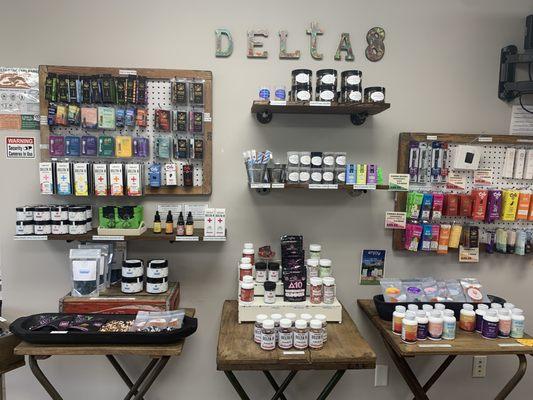 Lots of Delta 8 and Delta 9 products to choose from! Highly rated brands & great price point.