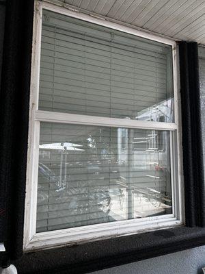 Work on a window we cleaned