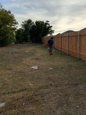 Wild area mowing/edging