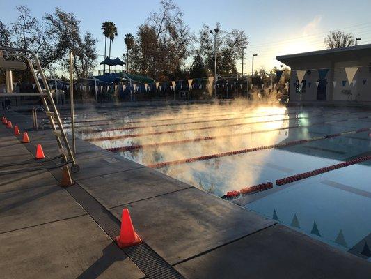 The best year round lap swimming.